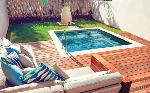 Bay of Plenty swimming pool installation - the Fiji Plunge